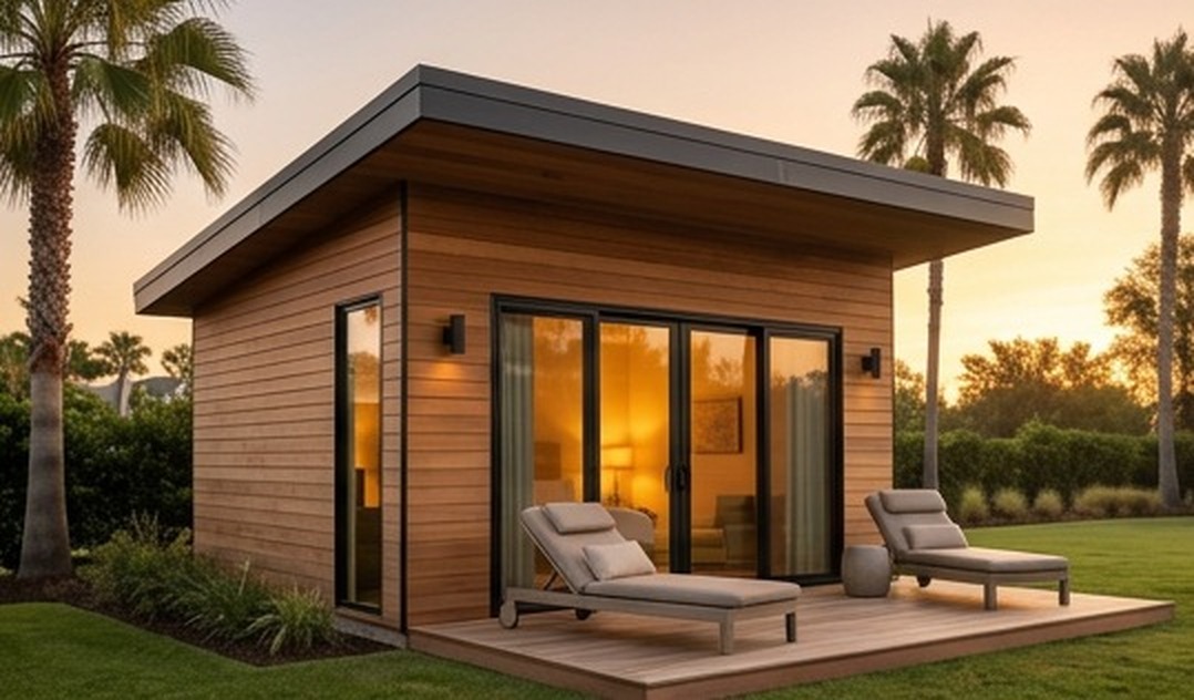 Guest studio for faith-based fitness retreats