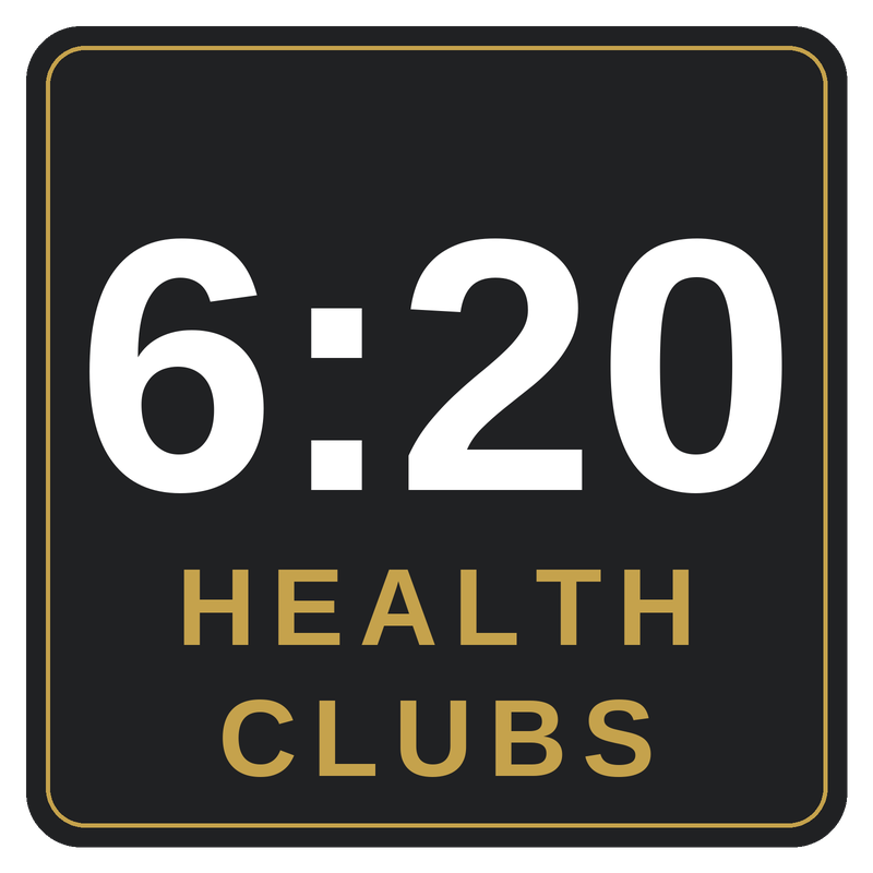 6:20 Health Clubs concept sign